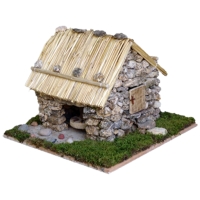 Moinho em pedra e colmo