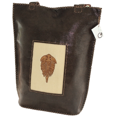 Bolsa de senhora em couro e estopa