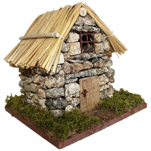 Casa pequena em Pedra e Colmo